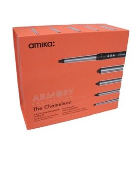 AMIKA The Chameleon 5-Barrel Curling Kit - Orange Box